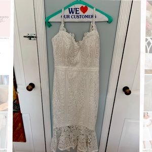 GUESS lace dress with adjustable straps